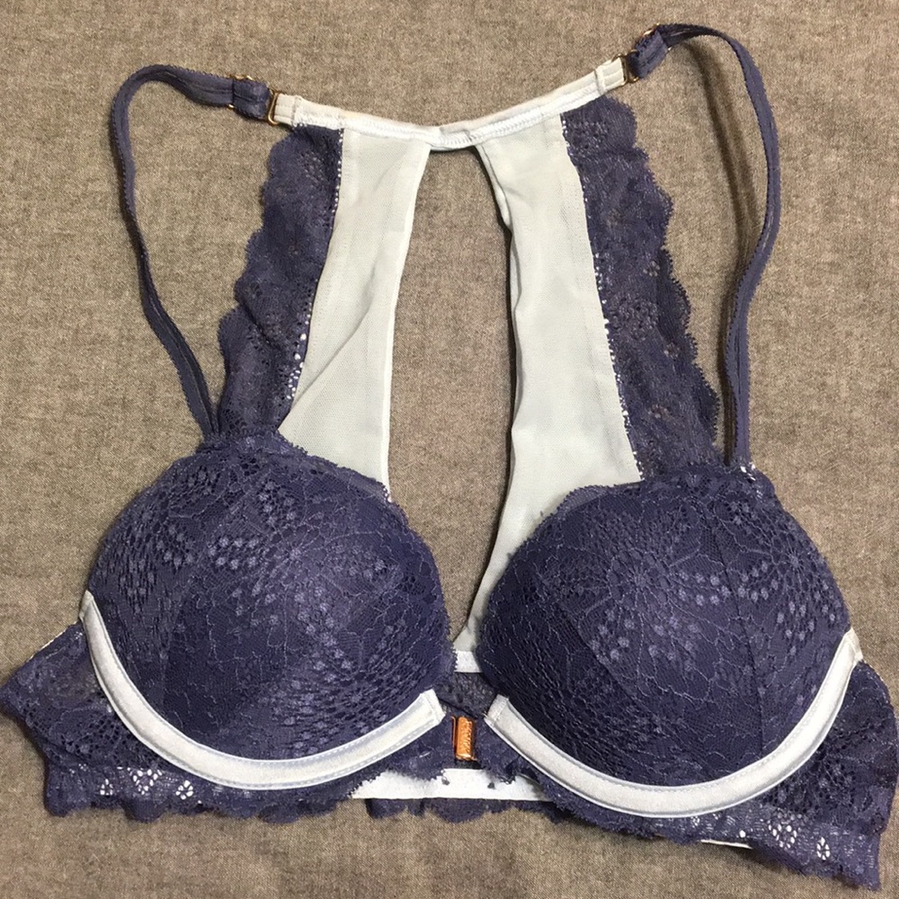 Pink VS Date Racerback Bra